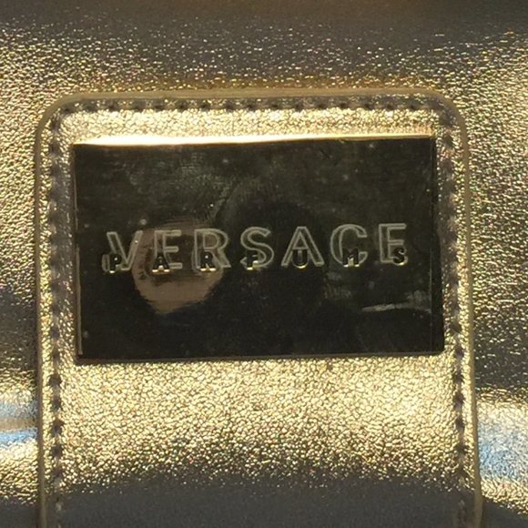 VERSACE PARFUMS GOLD GLITTER CLUTCH - Picture 2 of 6